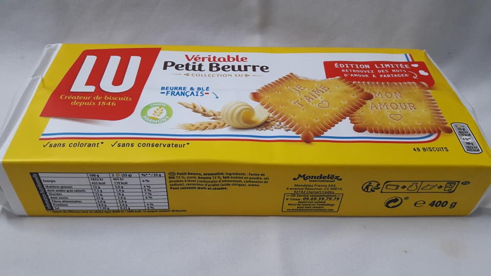 Bánh Lu Veritable Petit Beurre - Pháp (400g, 48 cái)