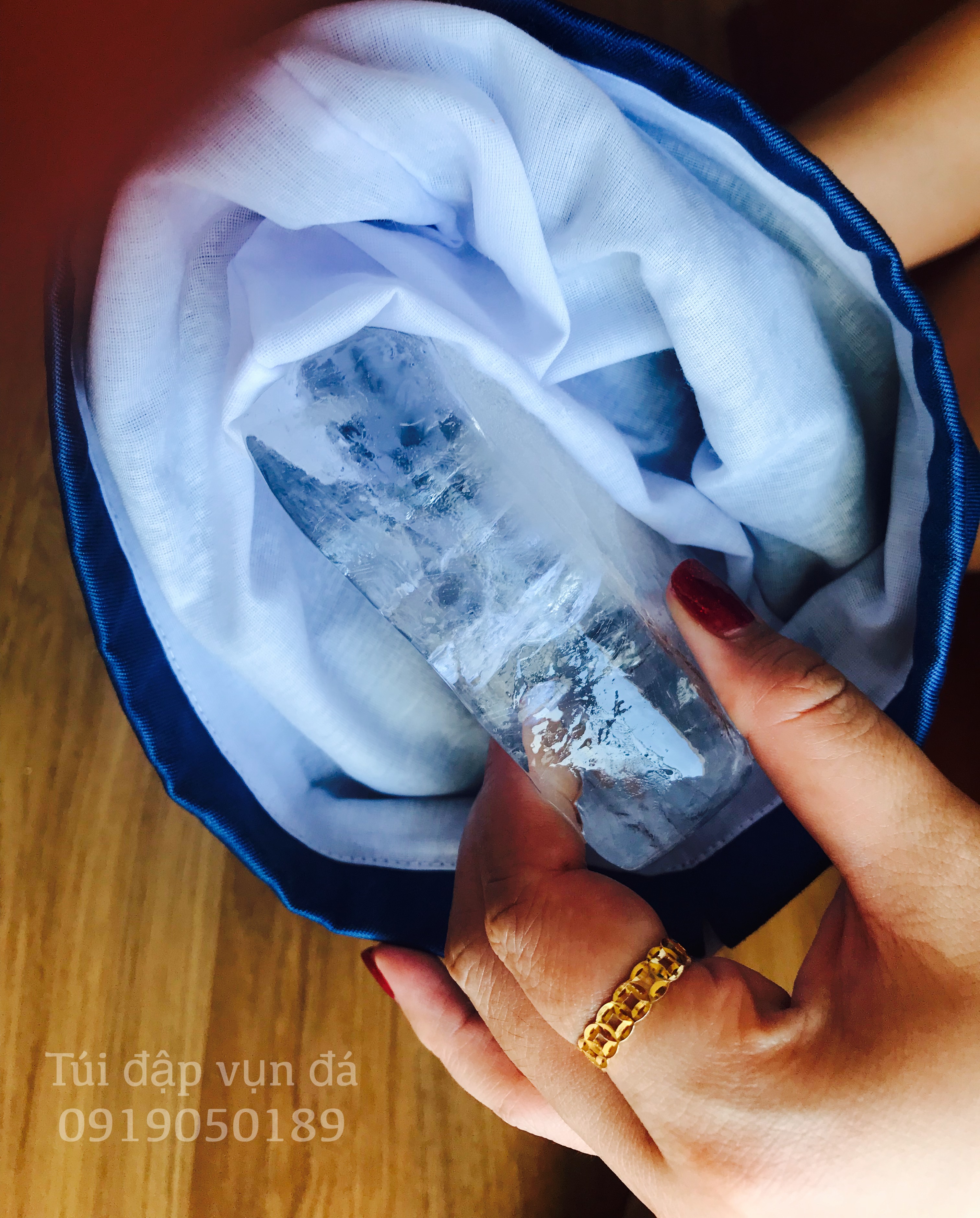 Túi Đập Vụn Đá Loại Dày Vải 2 Lớp