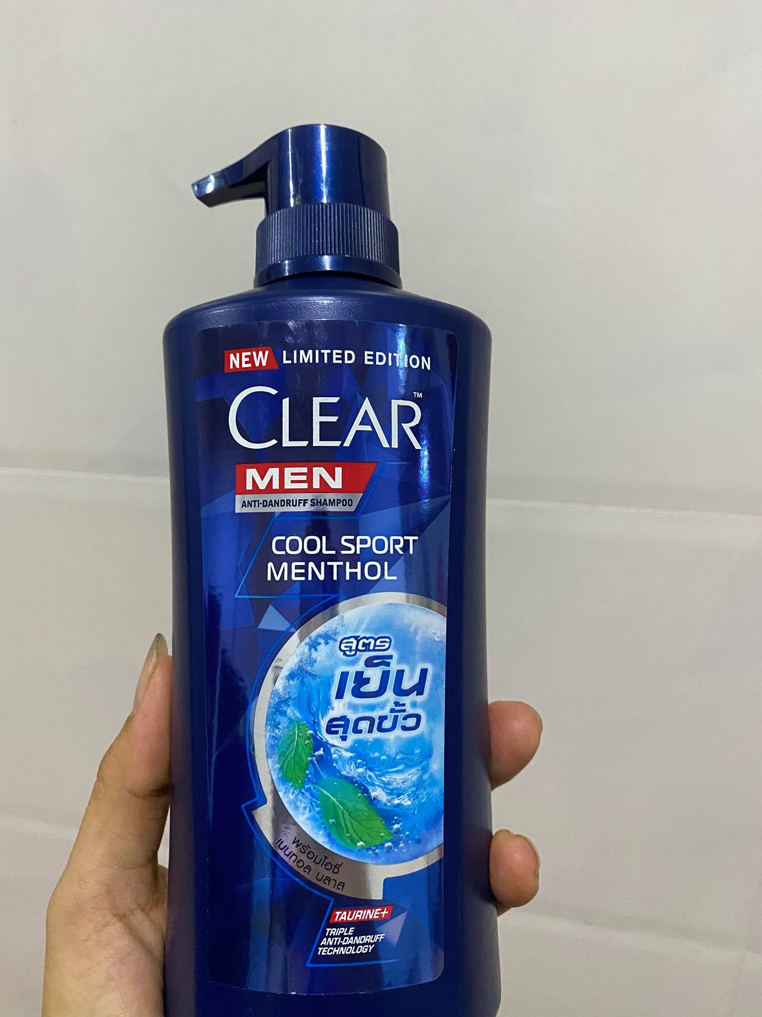 1 chai dầu gội clear bạc hà Thái Lan 450ml