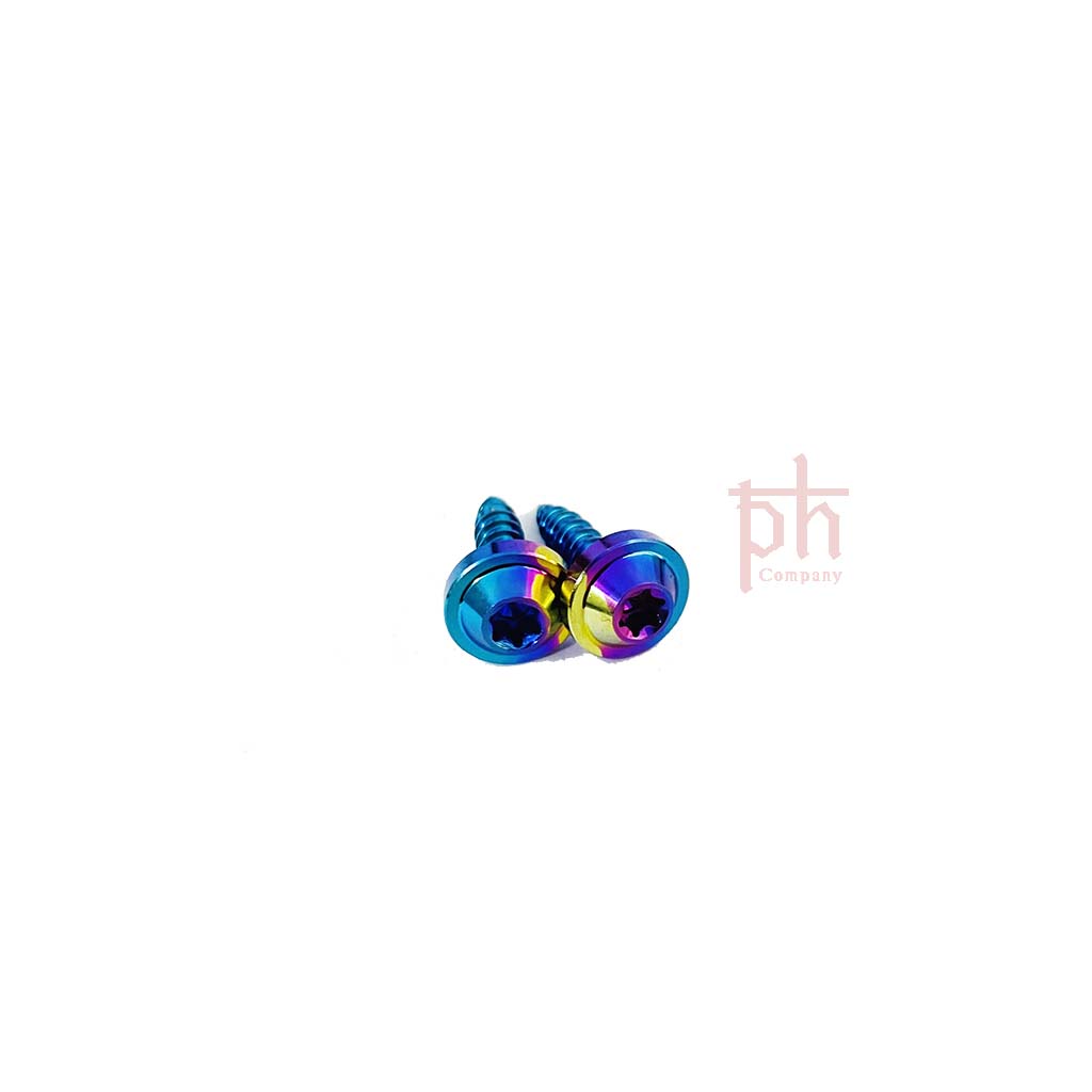 Bộ 10 ỐC TITAN GR5 4li Xoắn Bắt Dàn Áo Vario/Vison/Sh/Sh Mode/AB...-PHS