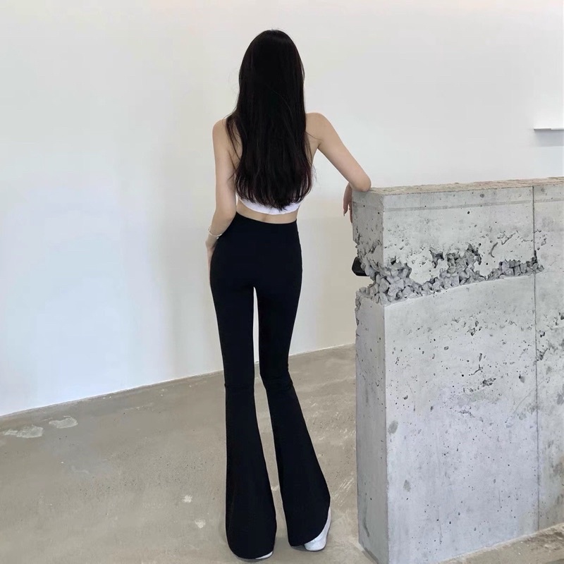 FREESHIP QUẦN ỐNG LOE VẢI SIÊU CO GIÃN HACK DÁNG SEXY