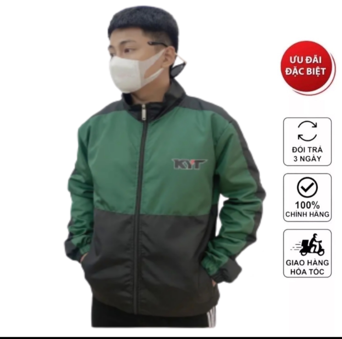 Áo khoác dù kyt dành cho phượt thủ chất dù 2 lớp chống nắng chống nước cực tốt phối màu cực sịn sò.