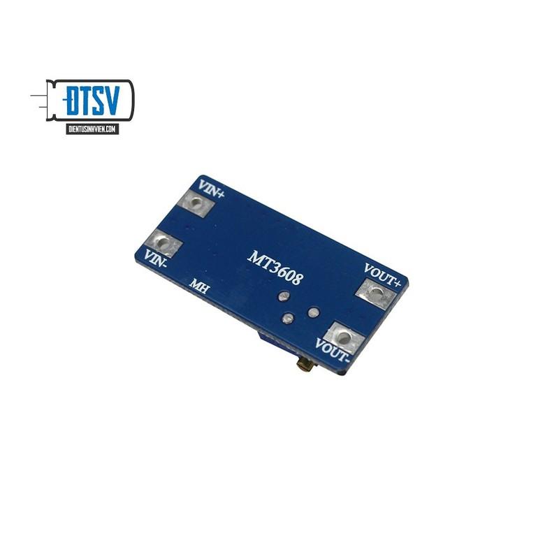 Module Tăng Áp BOOST DC-DC 2-24VDC 2A MT3608 - Linh Kiện Điện Tử SV