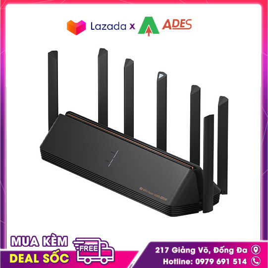 Router xiaomi ax6000 mesh wifi aiot wifi 6 - bảo hành chính hãng