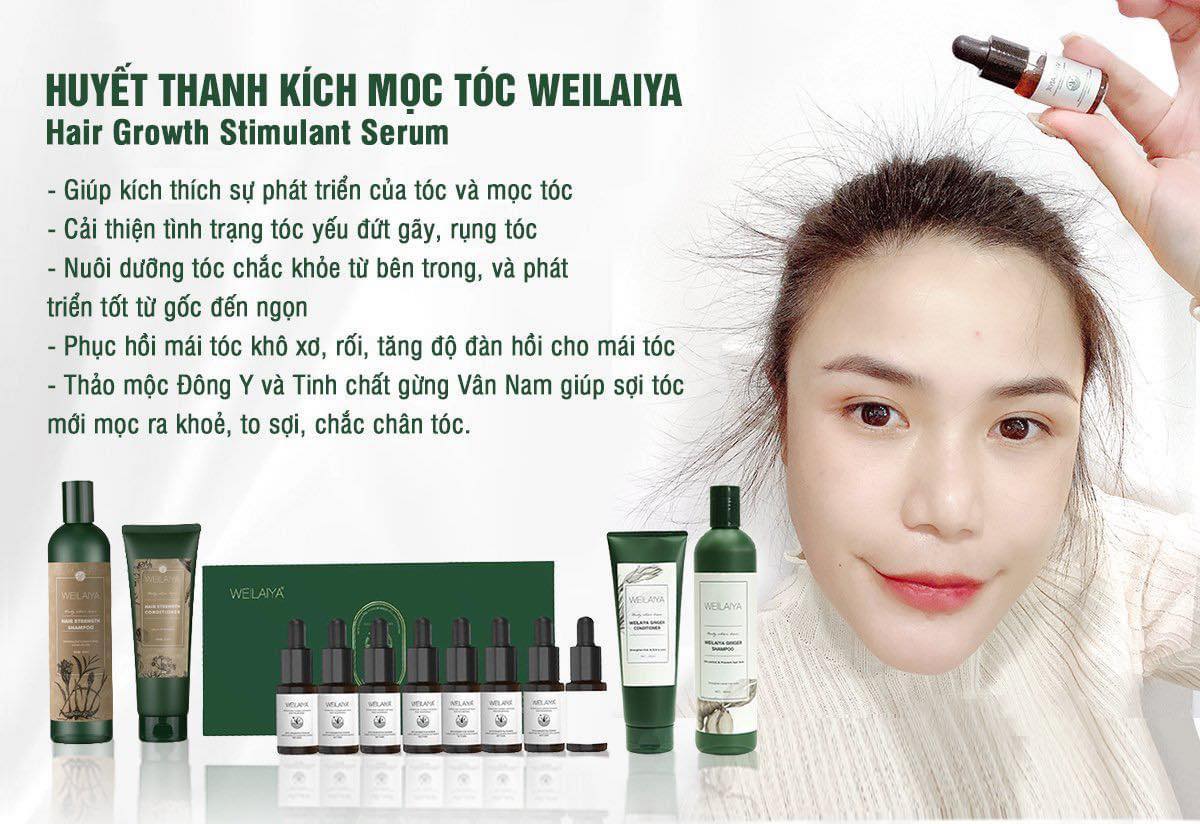 Huyết thanh Weilaiya kích thích mọc tóc, ngăn rụng tóc