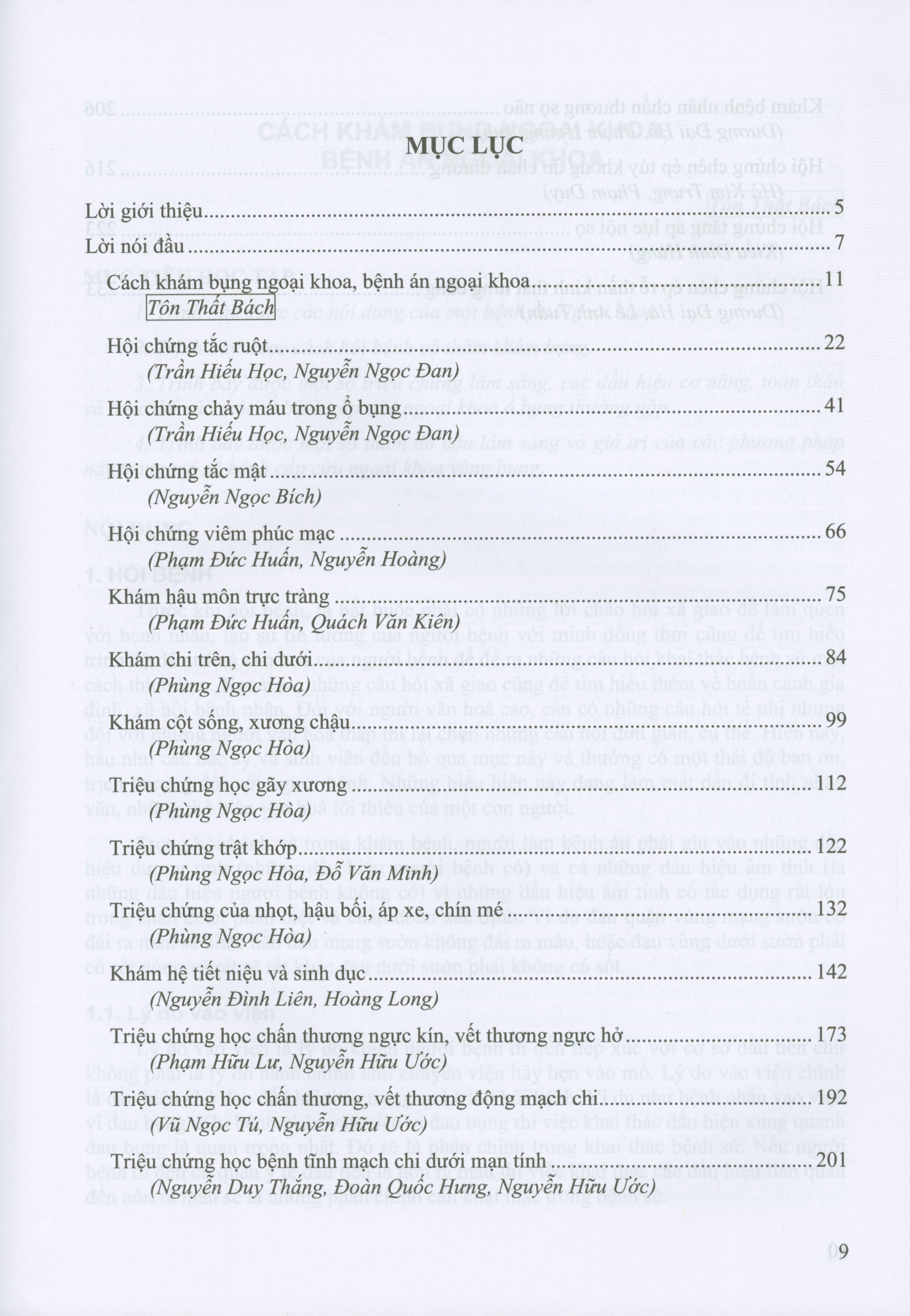 Bài giảng triệu chứng học ngoại khoa