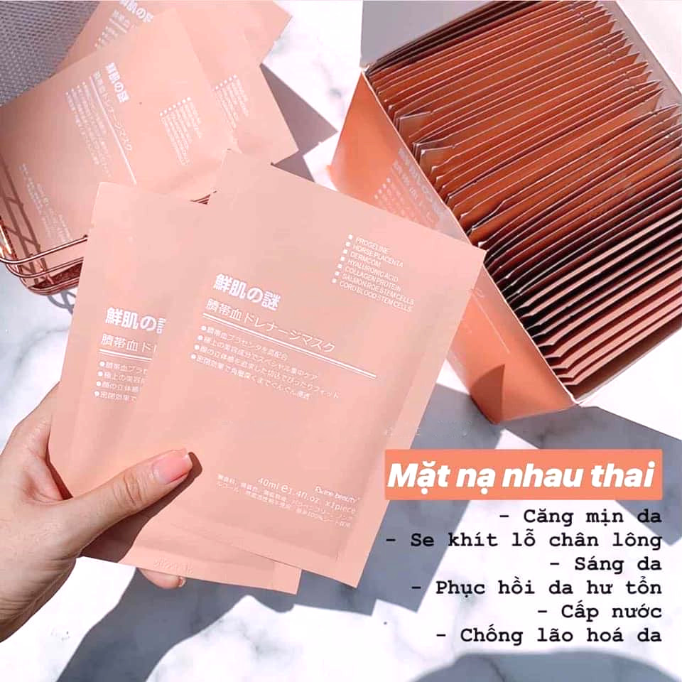 Mặt nạ nhau thai cừu rwine beauty nhật bản