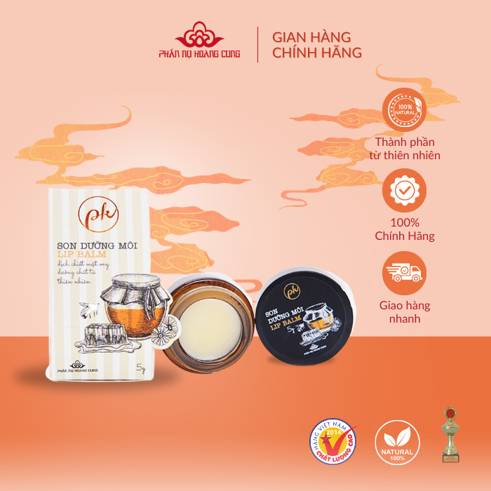 Son dưỡng môi Phấn Nụ Hoàng Cung mật ong Lip Balm