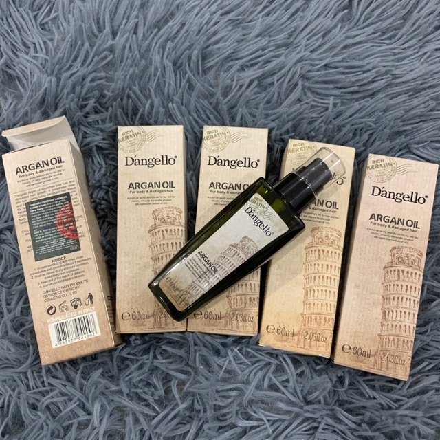 [HCM]Tinh Dầu Dưỡng Bóng Tóc Dangello Argan Oil 60Ml
