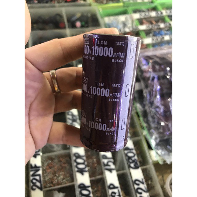 HOT-Tụ lọc nguồn 10000mf 100v