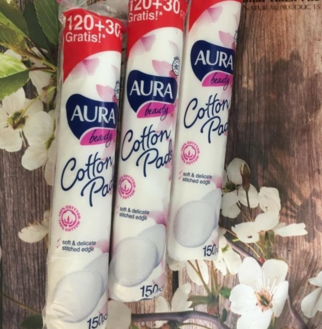 [HCM]combo 5 Bông Tẩy Trang Aura 150M