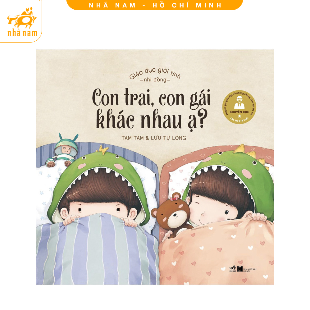 Sách - Bộ Giáo dục giới tính nhi đồng - Con trai con gái khác nhau ạ? - Nhã Nam HCM