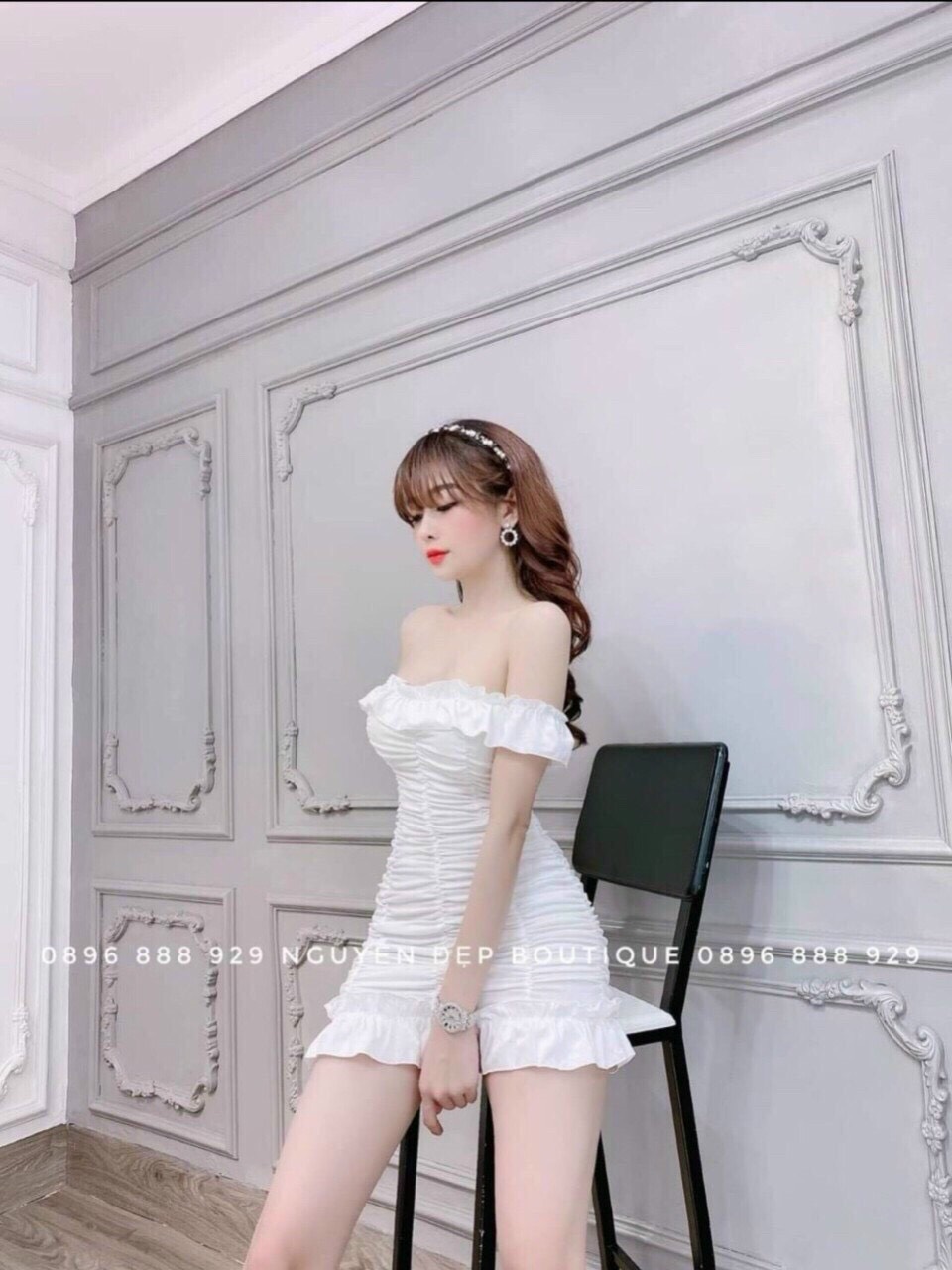 Đầm Body Nhúng Dây Rút 2 Bên tt0920