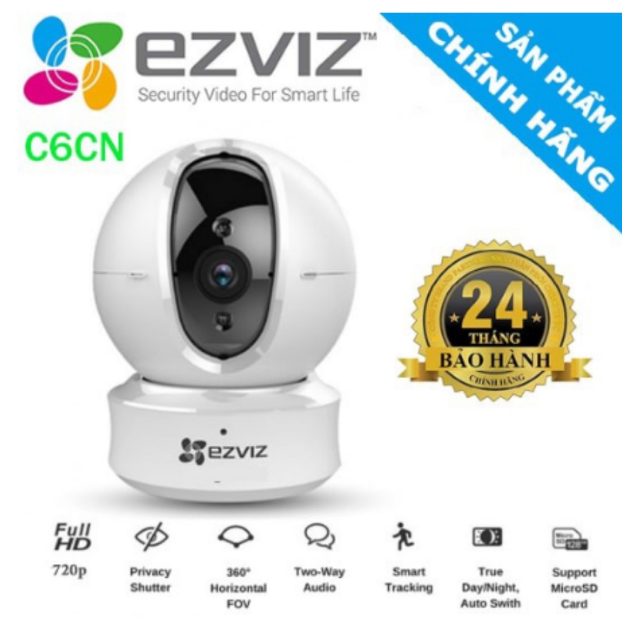 Smart camera ip wifi ezviz cs-cv246 720p- sản phẩm cao cấp của hikvision
