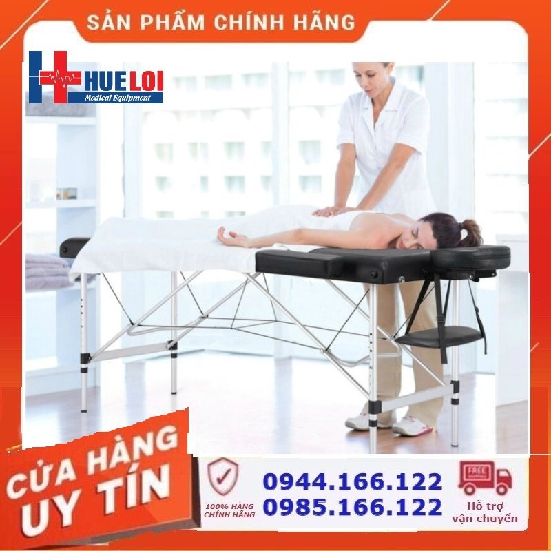 Giường massage gấp gọn - Giường châm cứu bấm huyệt