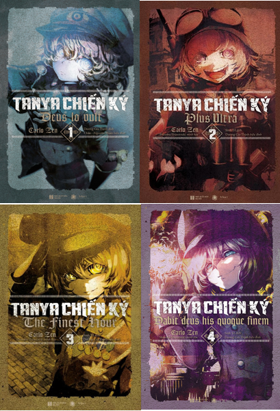 Sách - Combo Tanya Chiến Ký tập 1 + 2 + 3 +4 (Tặng 1  Boxset)