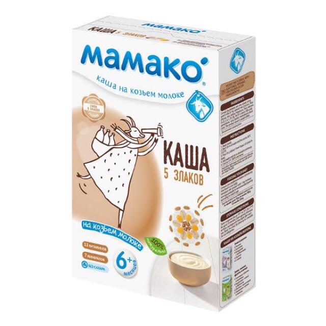 Bột ăn dặm sữa dê Mamako Nga