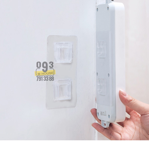 Miếng Dán Đôi Chữ U T Dán Tường Móc Treo Đồ Dán Gắn Tường