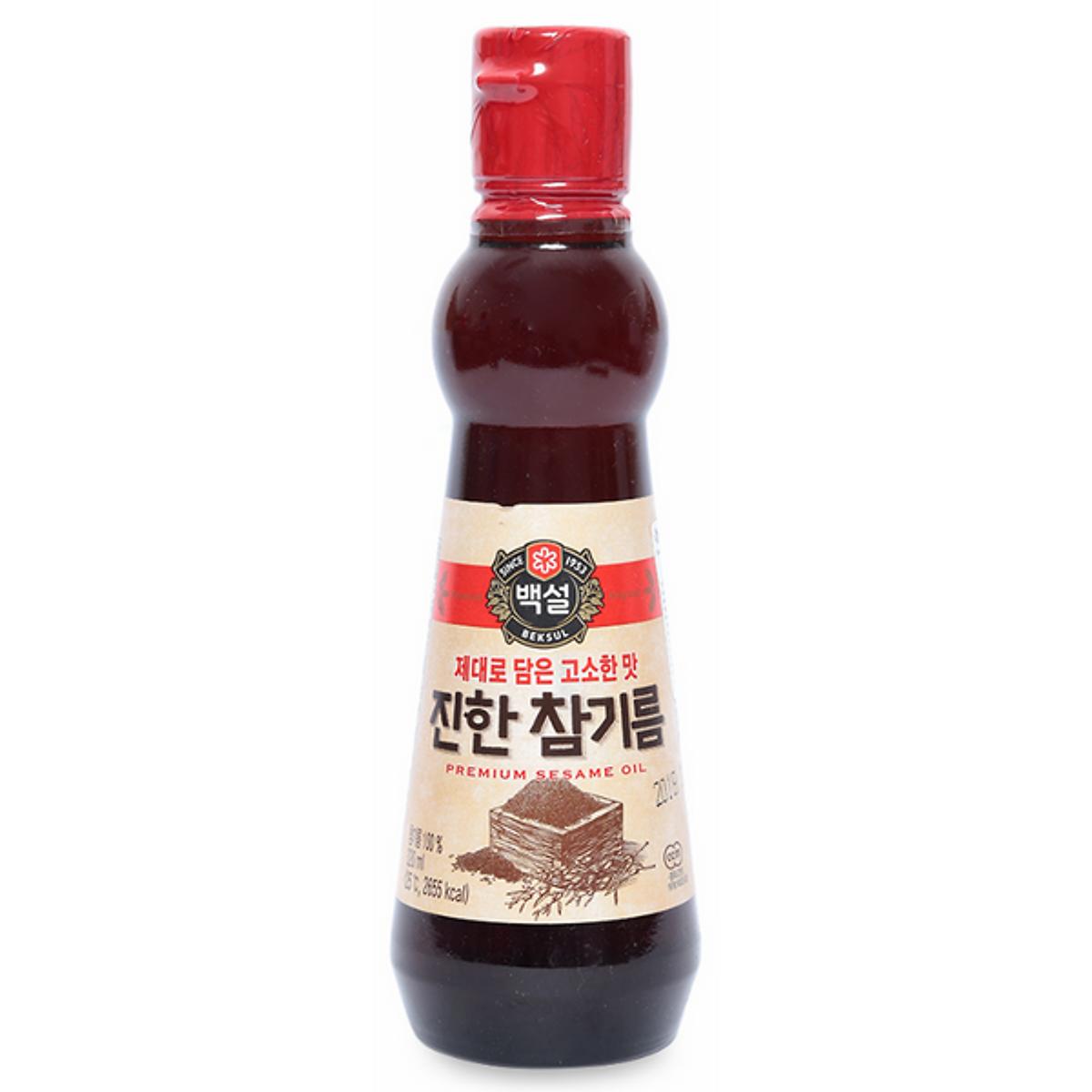 Dầu mè đen nguyên chất Hàn Quốc Beksul 320 ml