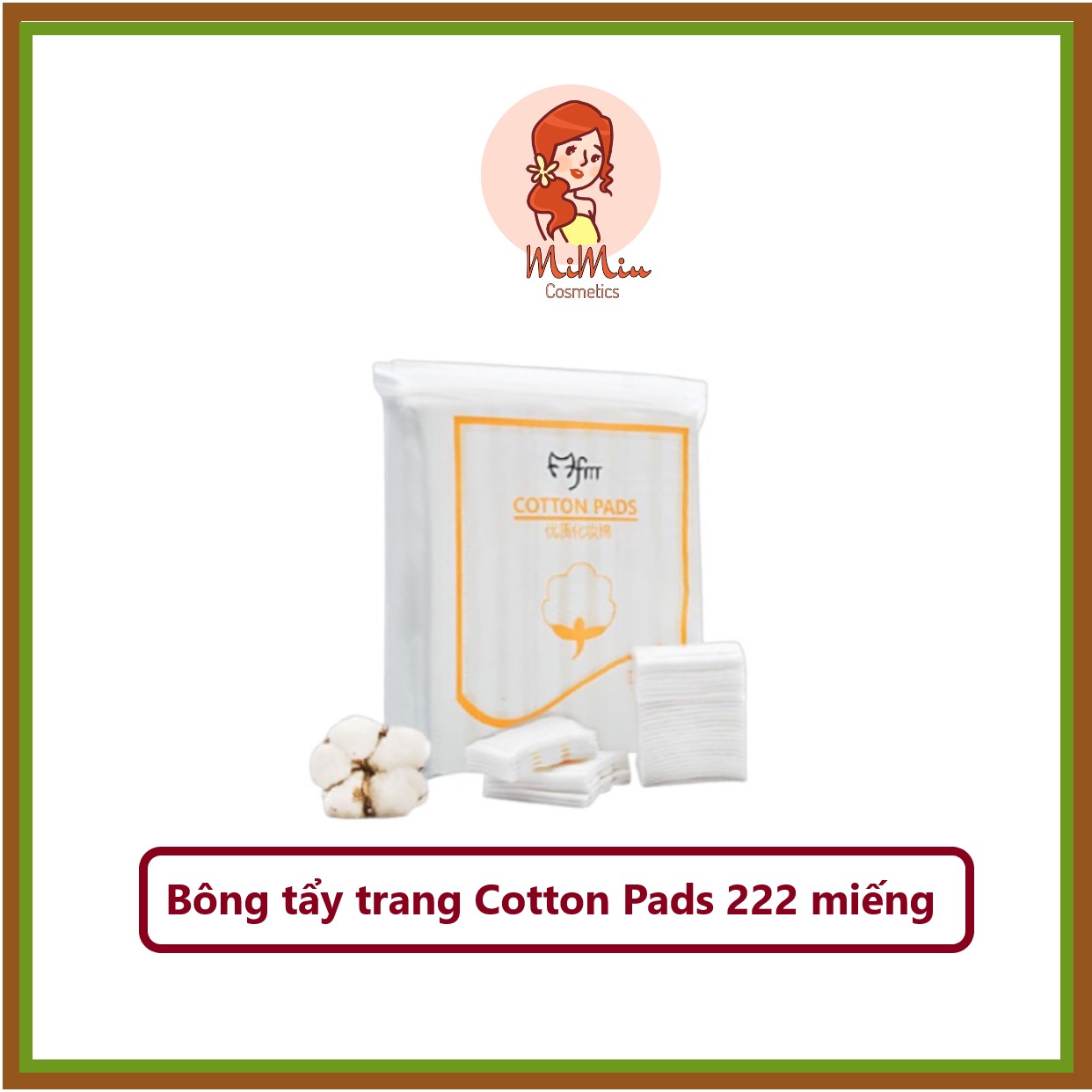 Bông tẩy trang Cotton Pads 222 miếng