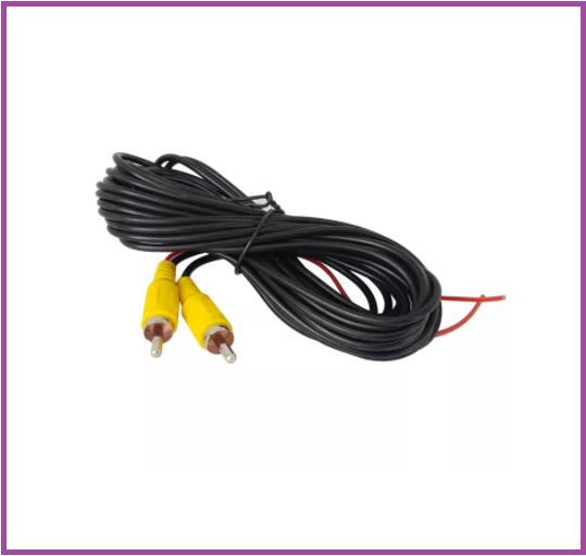 Dây camera lùi.Dây tín hiệu camera lùi chân AV chiều dài 6m có giắc hoa sen.