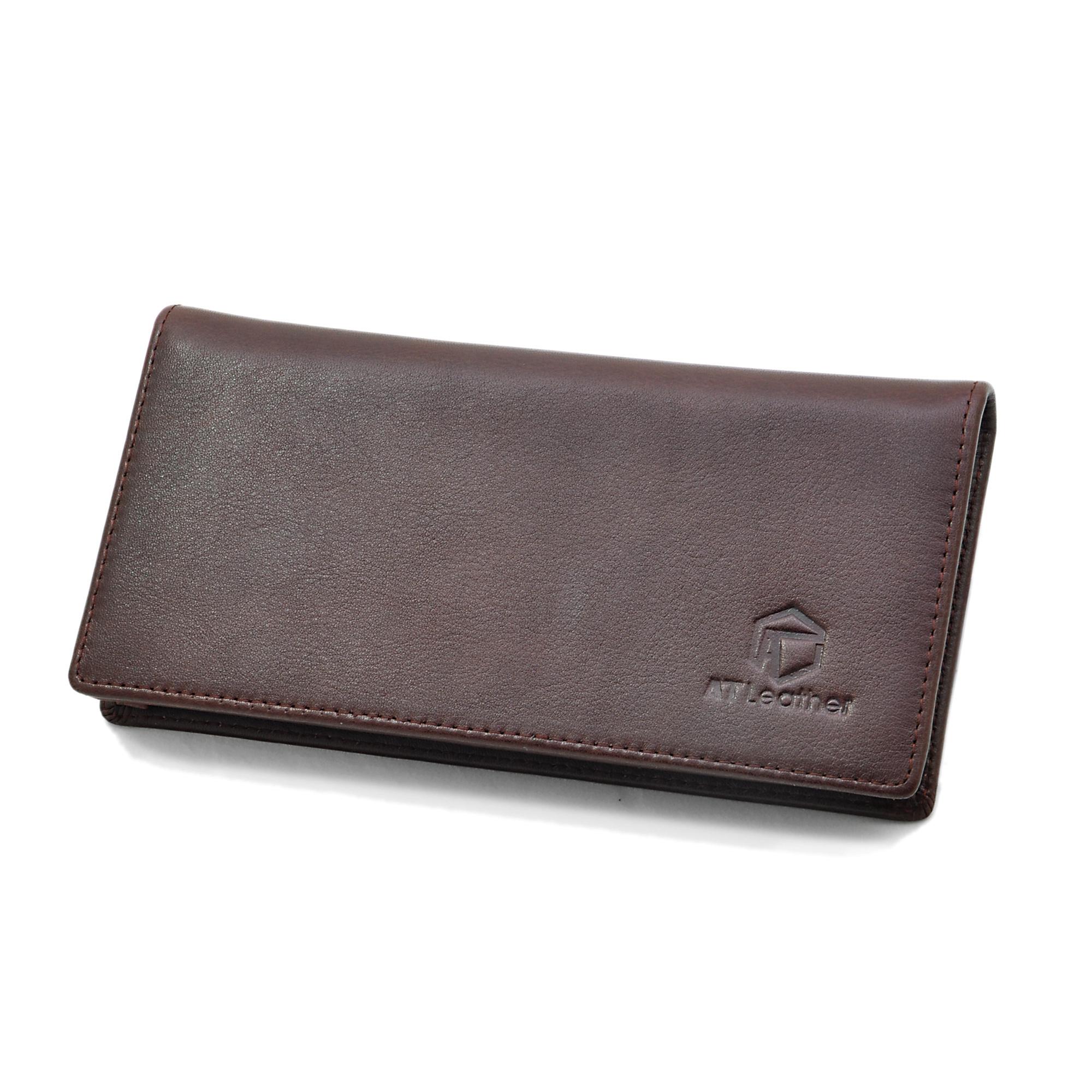 Ví da bò dáng dài AT Leather - VD19 - Unisex