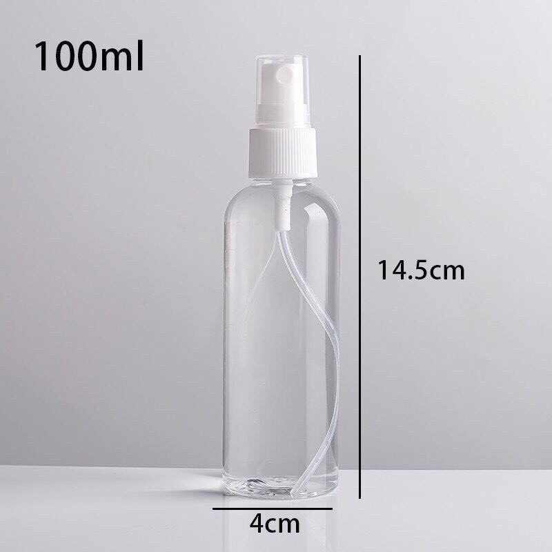 50ml/100ml transparent liquid vaporizer bottle cosmetic extract bottle, essential oil, liquid