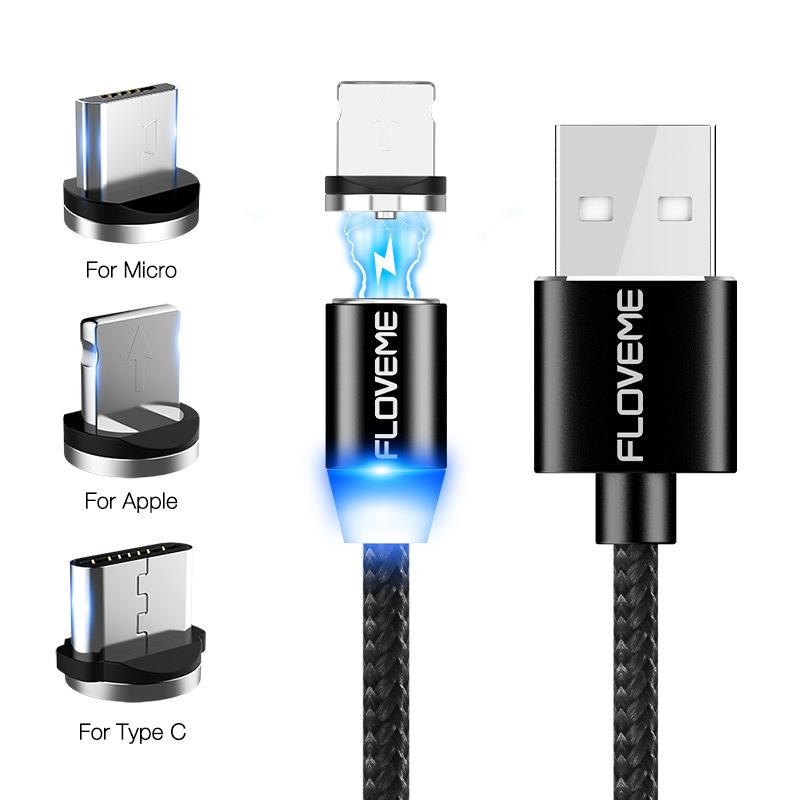 Cáp Sạc Nhanh Từ Tính Cho IPhone / TYPE-C/ MICRO