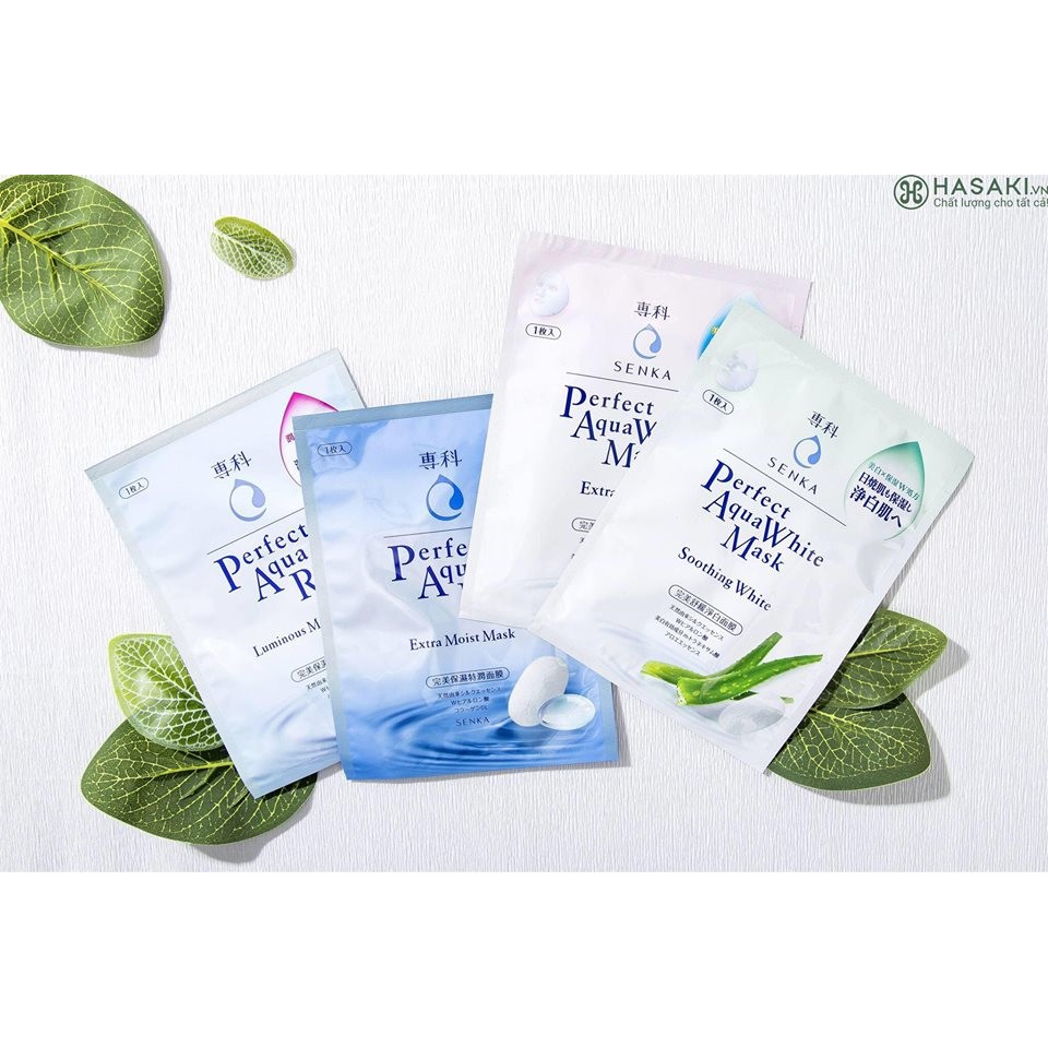 Mặt nạ dưỡng da senka perfect aqua mask 25ml