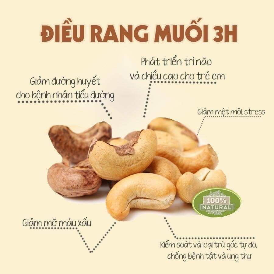 Hạt Điều rang muối nguyên hạt loại to