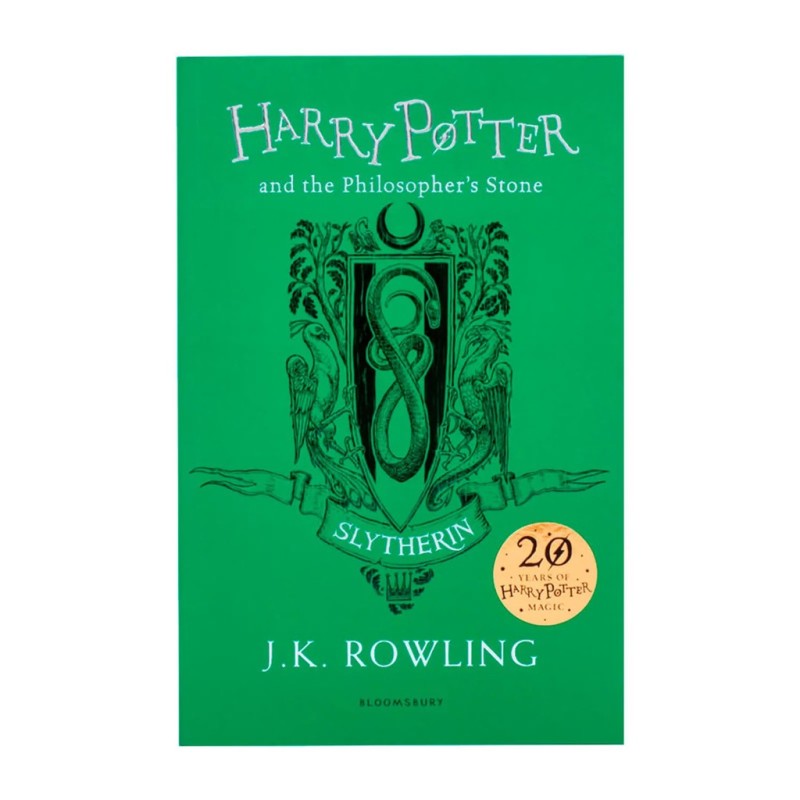 Sách Ngoại văn: Harry Potter và Hòn đá phù thủy – Slytherin Edition (Nhà Slytherin - Phiên bản Tiếng Anh)