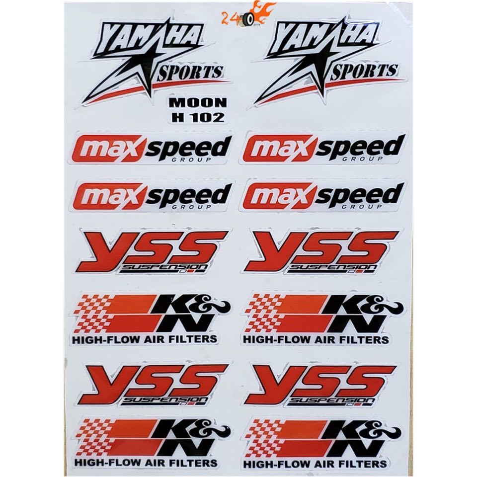 DECAL NỔI TRANG TRÍ XE H102