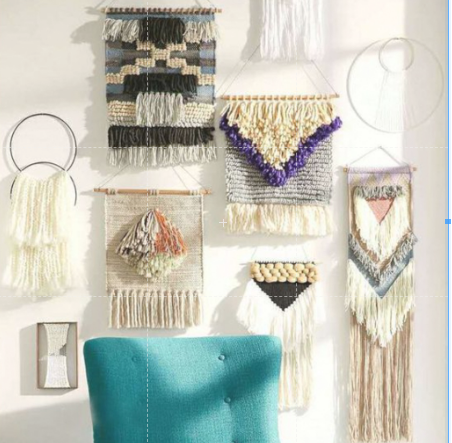 Khung dệt macrame hình chữ nhật (bộ)