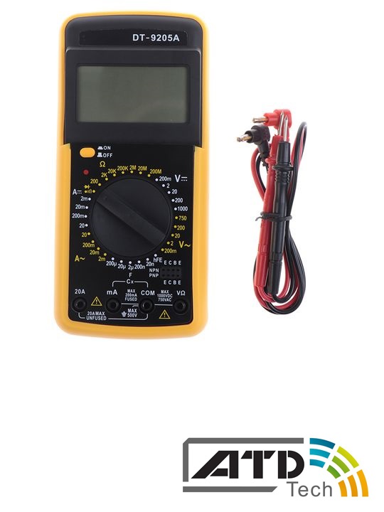Đồng hồ đo vạn năng VOM số DT 9205A - ATDTECH