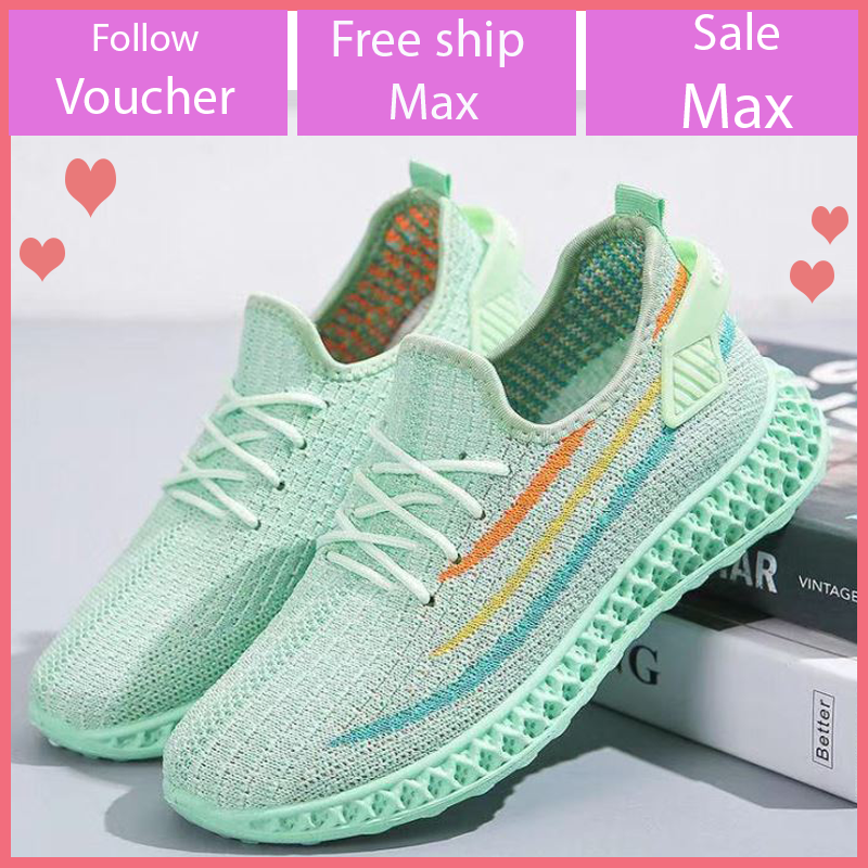 Giày sneaker thể thao nữ buộc dây siêu nhẹ V280