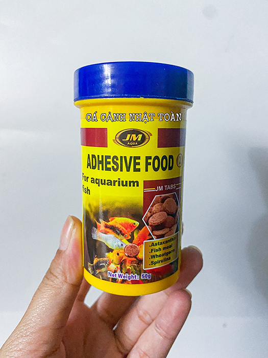 "hoàn tiền đến 10%" thức ăn viên dán cho cá cảnh jm 50g adhesive food