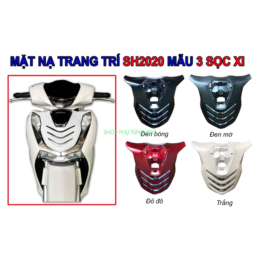 Mặt nạ 3 sọc xi SH 2020, 2021  trở lên.