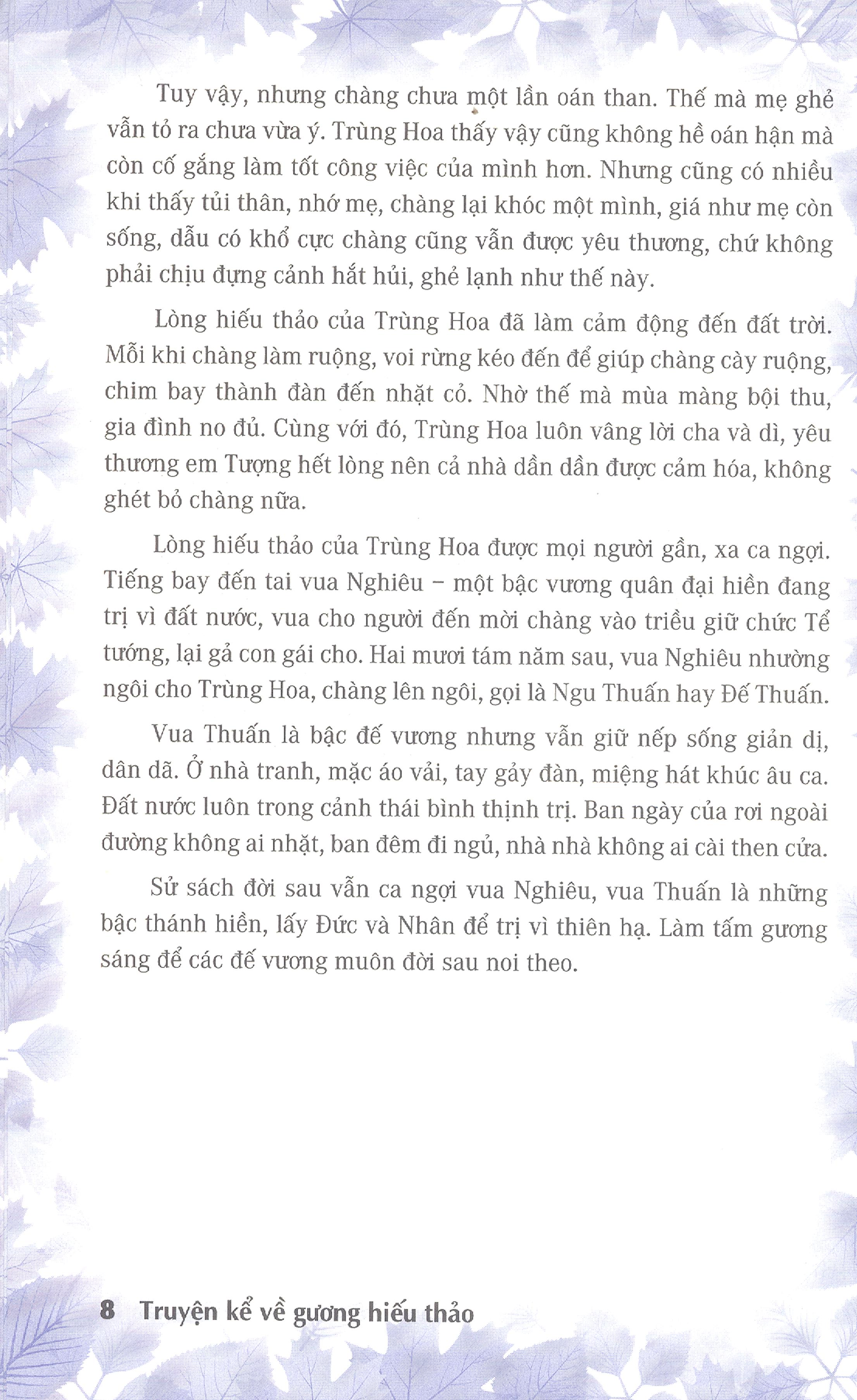 Truyện Kể Về Gương Hiếu Thảo