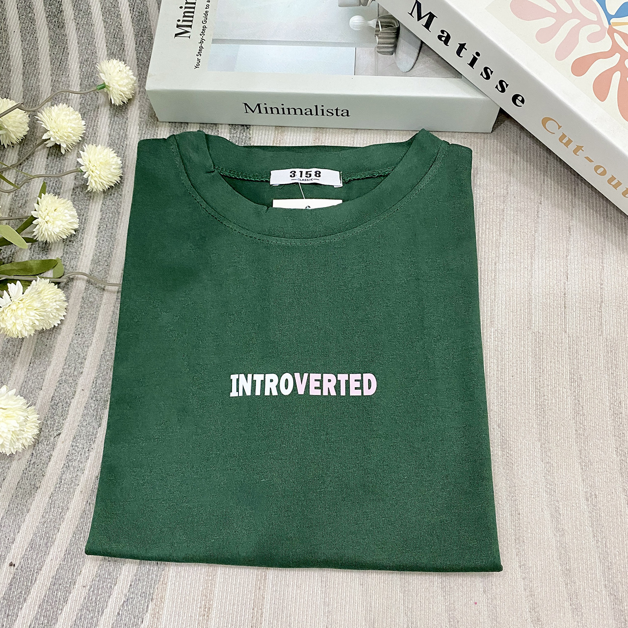 Áo thun 3158 form rộng mẫu introverted