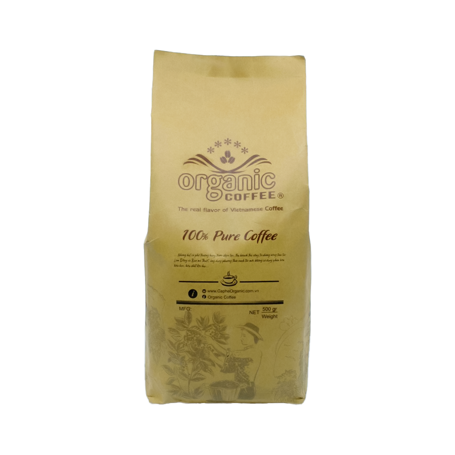 [HCM]Cà Phê Pha Phin Robusta Gói 500gram – VN1 - Organic Cofee