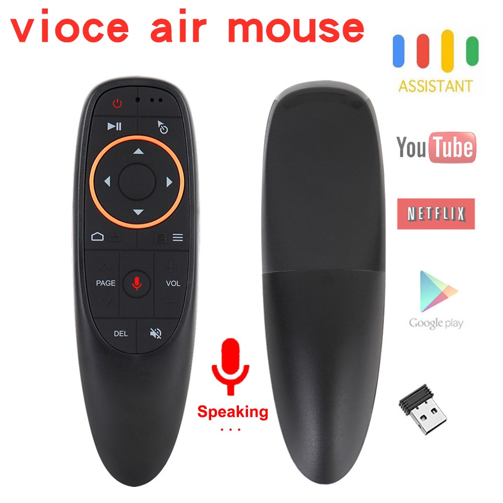 Sale COMBO REMOTE giọng nói chuột bay g10s và  đầu Tivi box thông minh X96 mini amlogic s905L cấu hình 2GB độ phân giải 4K siêu nét nhỏ gọn