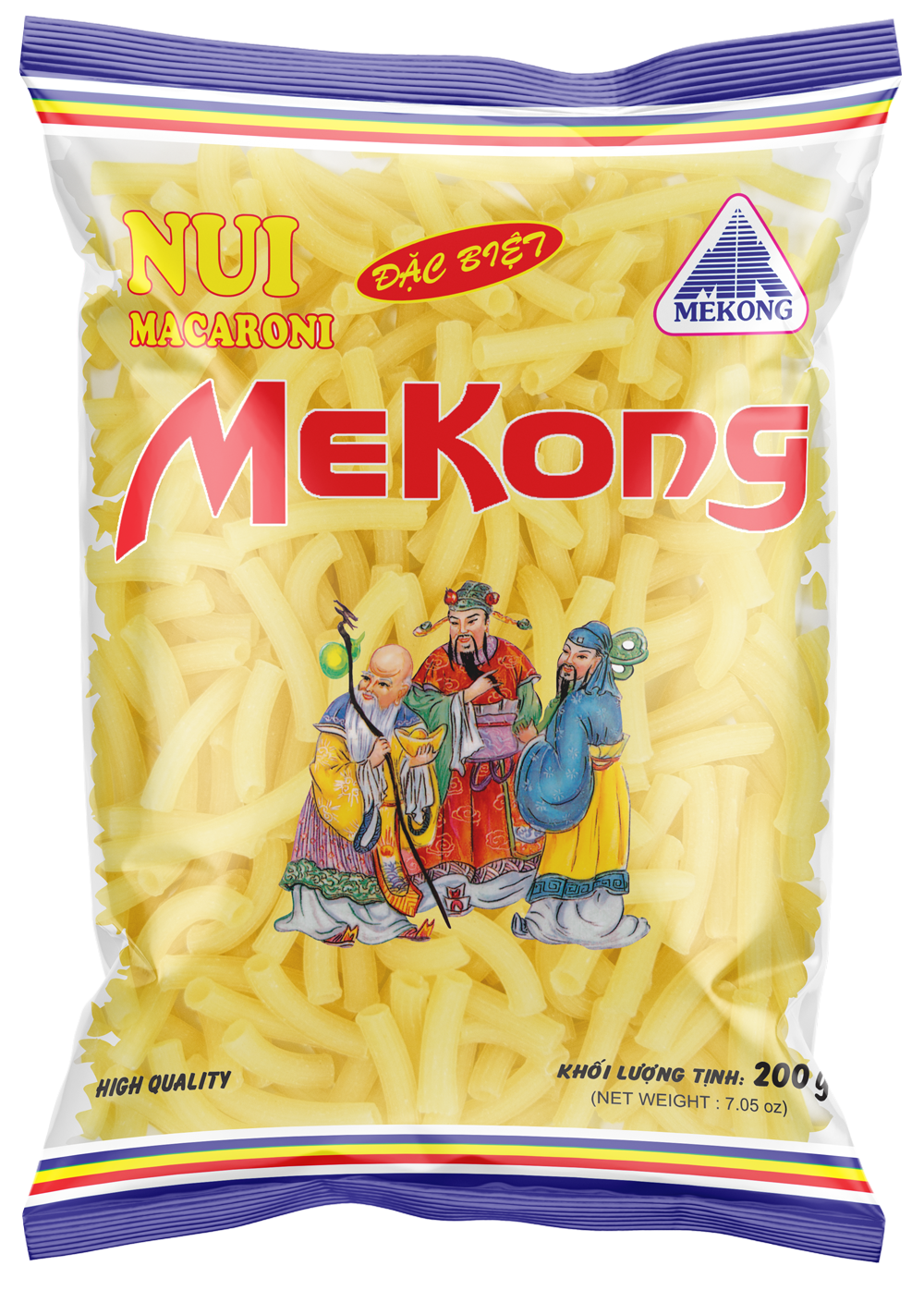 [SALE] Nui ống dài vàng Mekong - Gói 200g/ nui gạo