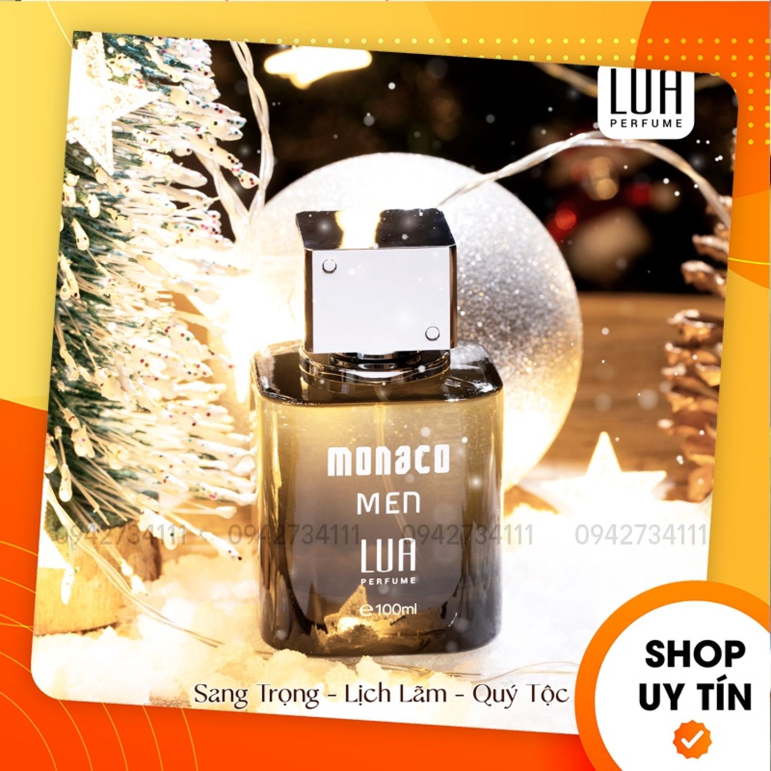 [Chính Hãng] Nước Hoa Nam Monaco Men 100ml Lua Perfume
