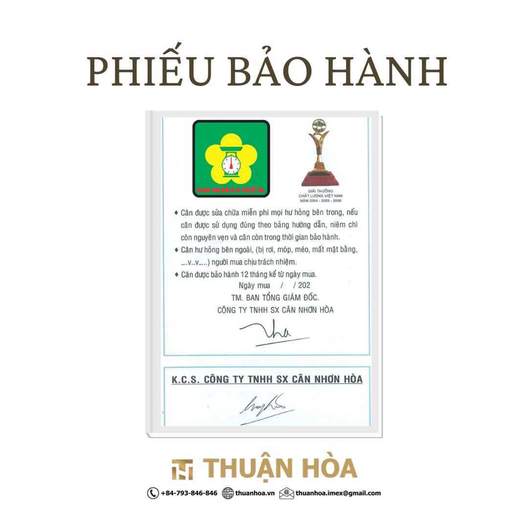 [Chính Hãng] Cân Đồng Hồ Lò Xo Nhơn Hòa 5 Kg