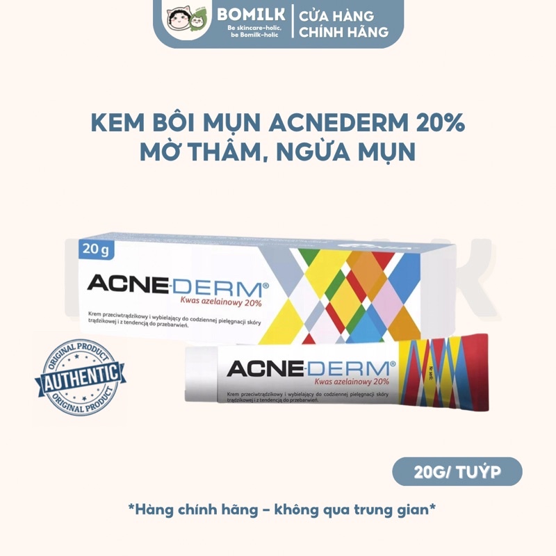 Kem bôi mụn Acne-derm giảm thâm, kiềm dầu và ngừa mụn