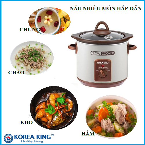 [HCM]NỒI TIỀM KOREA KING PSC-30GL (3.0l)