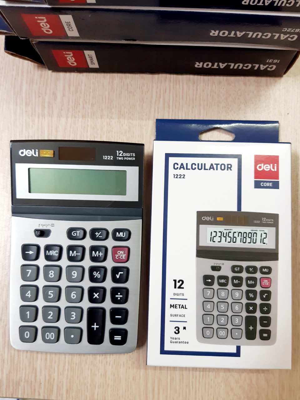 DELI máy tính văn phòng 12 số G350