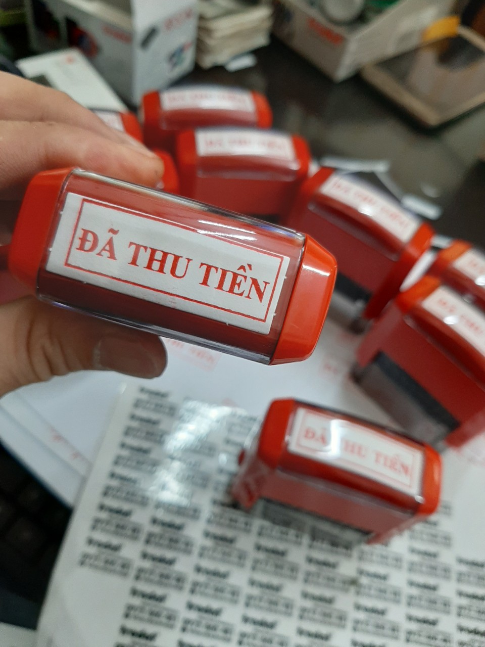Con dấu ĐÃ THU TIỀN Trodat 4911 (Loại tốt)