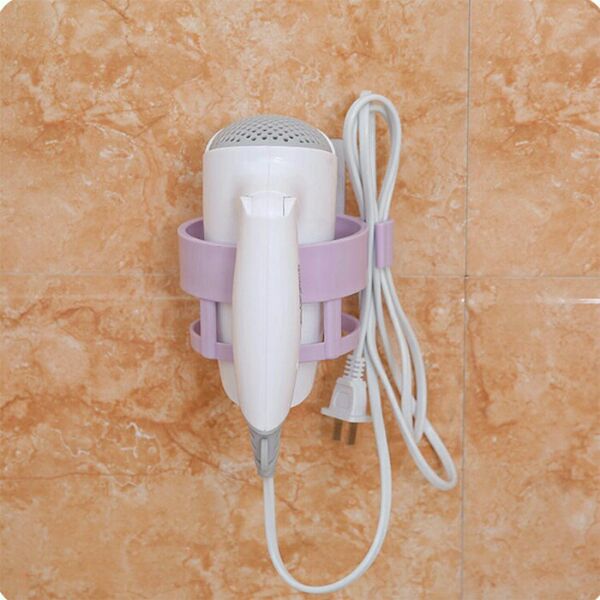 GIÁ ĐỠ TREO MÁY SẤY TÓC, KHÔNG CẦN KHOAN TƯỜNG, GIÚP TIẾT KIỆM KHÔNG GIAN, MIẾNG DÁN KEO SIÊU CHẮN CỐ ĐỊNH, CHỊU LỰC CAO