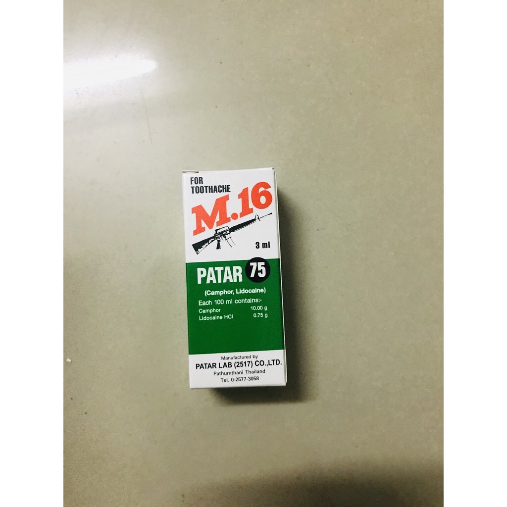 [HCM]Dầu bôi đau răng nhức răng 3ml